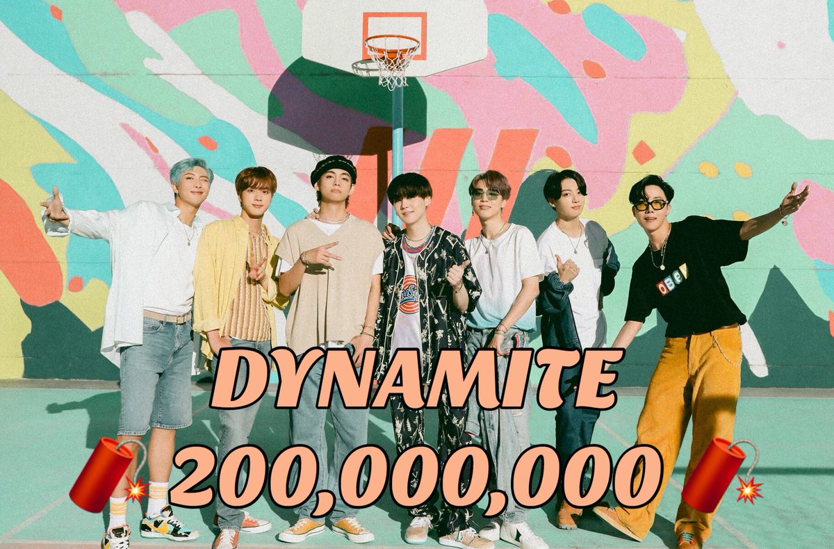 taesnowhite's tweet photo. .@BTS_twt ‘Dynamite’ has surpassed 200,000,000 views on YouTube!! 

Finally!! Let’s not stop from streaming and buying Dynamite on different platforms! Longetivity is the key!!

#BTS_Dynamite #DynamiteTo200M #Dynamite200M #DynamiteParty200M https://t.co/wkOM7OVyRJ
