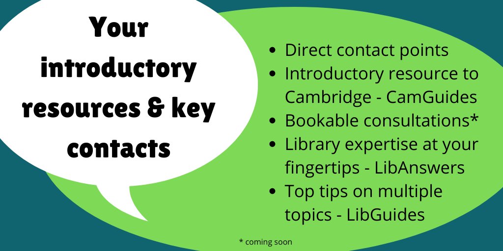 6/6 There are many places right across Cambridge Libraries where you can get online support for whatever you need help with. Our new support guide brings some of the key ones together.  #HereToHelp  #StudentChat  #PhDChat  #ECRChat  @CUSUonline https://libguides.cam.ac.uk/physicalsciences/gettinghelp