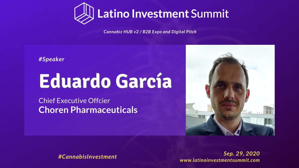 MuiscaCapital's tweet photo. Our speakers for the FREE webinar of  #latinoinvestmentsummit 
Next August 27th
Sponsored by:  #MultiverseCapital y #chorenpharmaceuticals 
Sign up:⤵️
https://t.co/64tyt2MuL5 https://t.co/WbRzBZyEAG