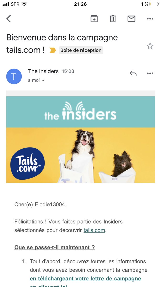 testeuseelodie's tweet photo. Bonjour tout le monde j’espère que vous allez bien??Nouvel sélection par @TheInsidersFr une sélection pour Nala pour la marque https://t.co/7gPyNPC9hI juste les frais de livraison à payer 2€ mes un mois de croquette j’ai répondu à leur questionnaire https://t.co/WO11sVVuk4
