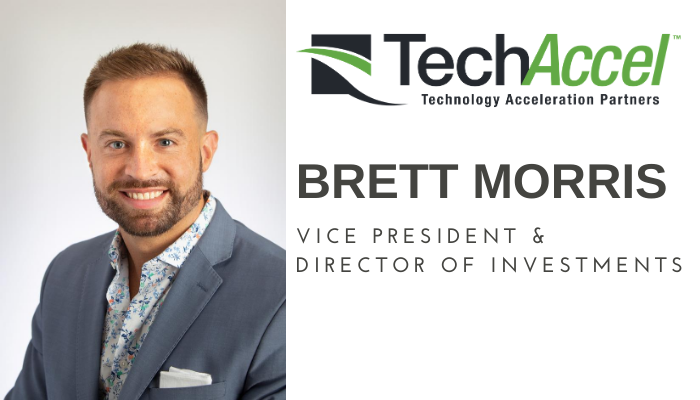 Tech_Accel's tweet photo. We're celebrating the promotion of Brett Morris to vice president and director of investments. Cheers, Brett! #agtech #innovation  https://t.co/NrB0TjIGW5 https://t.co/MkPuObfTCw