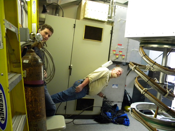 (of course, there are times our engineers have to tip the telescope while inside it for testing purposes) 7/