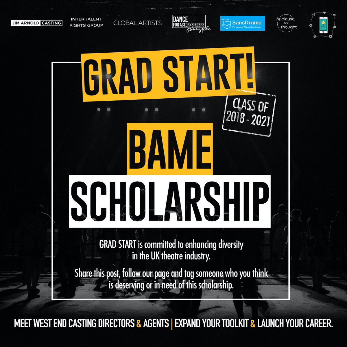 thegradstart's tweet image. BAME SCHOLARSHIP!
We want you to decide who is deserving of this. To nominate someone follow the steps below. 
1. Share this post.
2. Tag a nominee.
3. Nominees must email us the name of the nominator, a headshot and spotlight link/CV. 
4. Follow @thegradstart