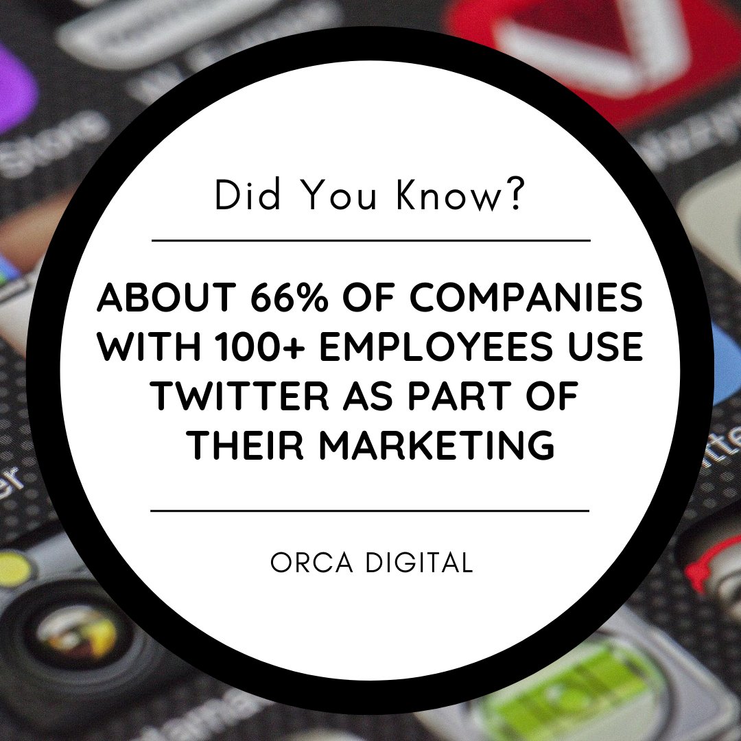 Orca_Digital_'s tweet photo. Twitter, as well as other social media platforms, are integral for companies to be able to connect with their audience and start a conversation. Don't let your social media pages fall by the wayside! https://t.co/aVRgm69RLp