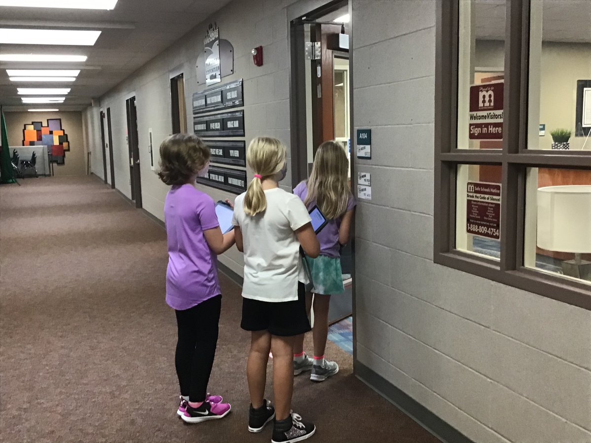 bkkowal's tweet photo. Our newest Wheeler Wildcats are on a hunt for important information &amp; places around their new school!😀🐾 @wheeler_mps #WheelerWay @MillardPS #Together #Proud2bMPS https://t.co/IssTdna4dZ