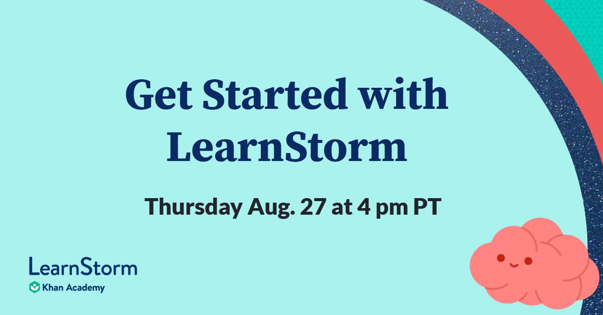 Have questions about using #LearnStorm with your class? Get them answered by former high school teacher <a href="/meaghanpattani/">Meaghan Pattani</a> during our FREE webinar on Thursday at 4 pm PT / 7 pm ET. 
Register now: register.gotowebinar.com/register/76497…