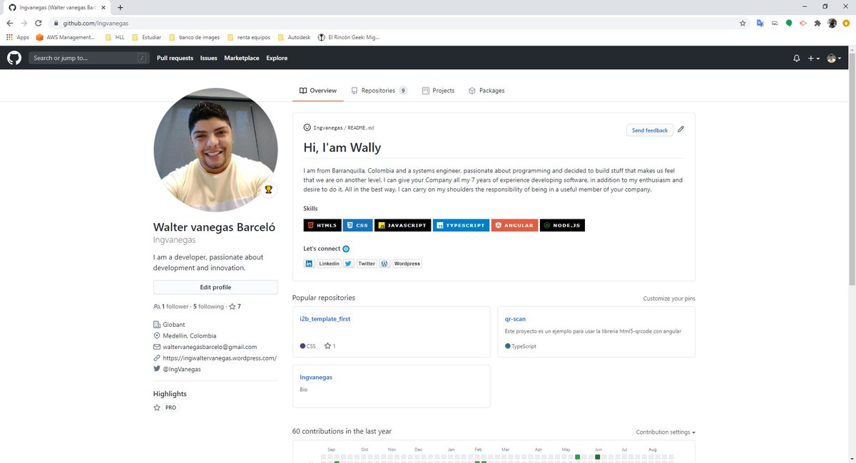 IngVanegas's tweet photo. Hey people les comparto este breve tutorial para personalizar el perfil de GitHub y se vea genial.
https://t.co/2O4aiDrcNj https://t.co/zJxWt5jyH0