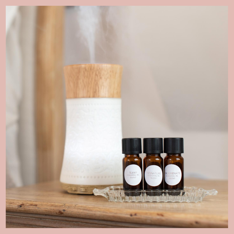 We're delighted to announce that in exactly one week, we'll be launching our first product for the home. We've worked for months to create our Essential Oil Blends, that can lift your mood, soothe your mind and truly surround you in the essence of Clockface Beauty.