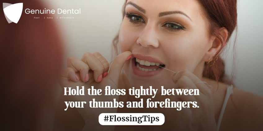 GenuineDental's tweet image. Stay connected for more tips on the right way to floss. #FlossingTips #OralHealth #DentalHealth #HealthyTeeth #DentalCare #Dentistry #DentalHygiene
#GenuineDentalArts 
#NewportBeachDentist