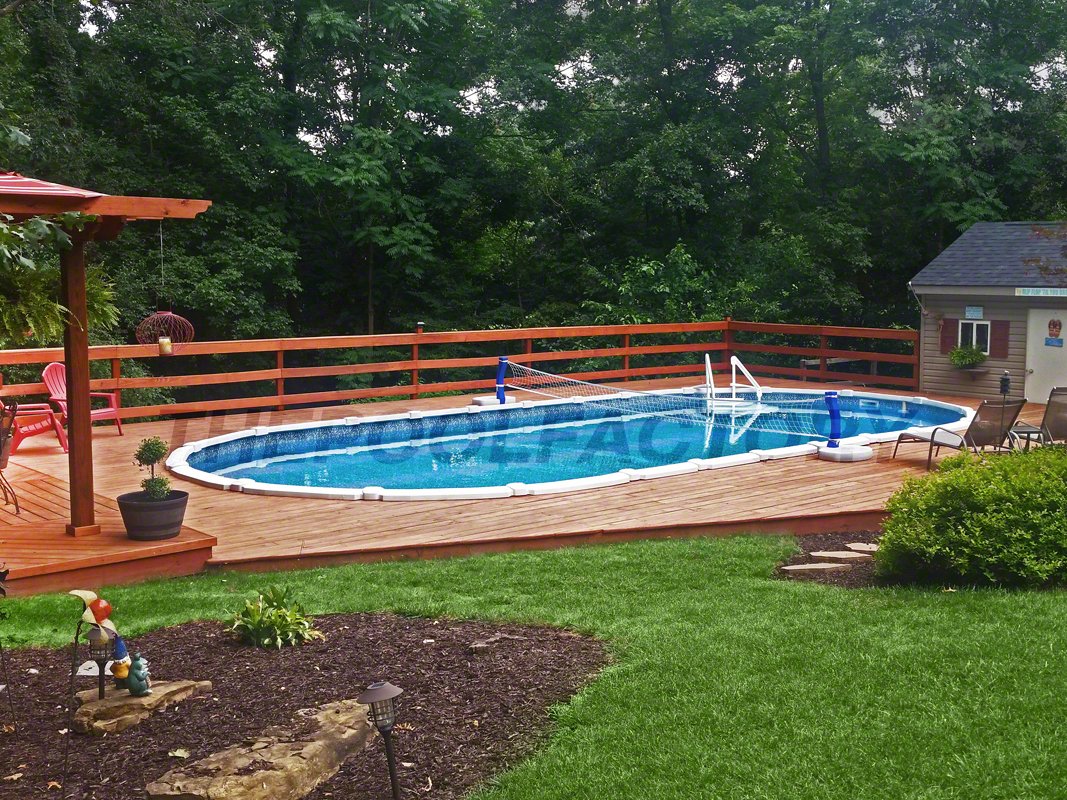 ThePoolFactory's tweet image. Who&apos;s in for a game of volleyball!? Check out the Saltwater 8000 oval pool here - ow.ly/bVvu50xYhvx