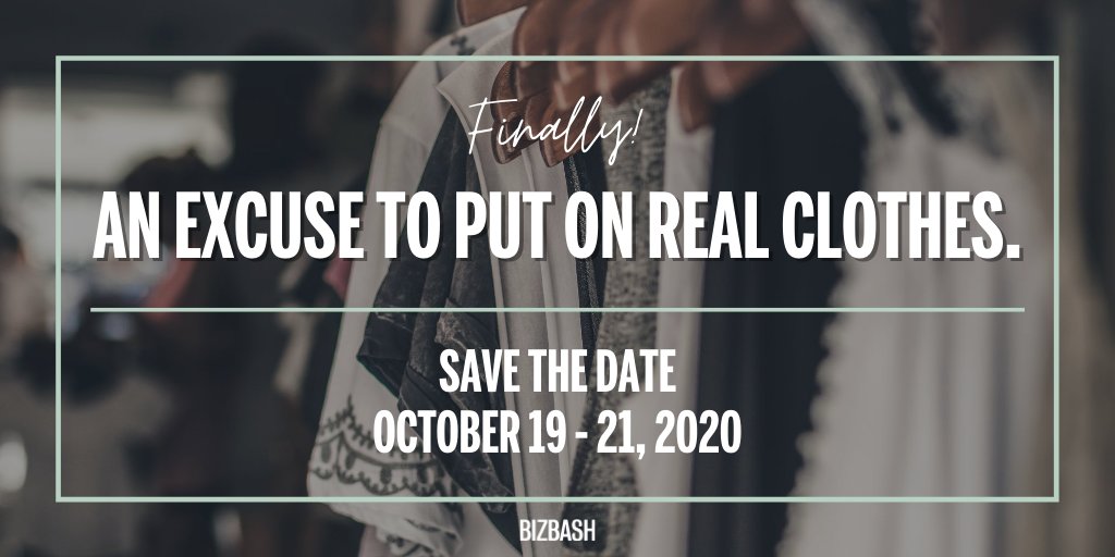 Break out your Fall wardrobe and mark your calendar for October 19-21. We're working on an exciting (and safe &amp; clean!) experience to reconnect you with your #eventfam and fellow #eventprofs. Stay tuned for the big announcement, and stay in-the-know at bizbashlive.com.