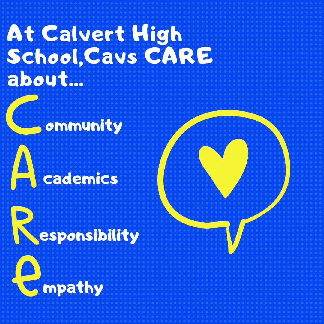 THECalvertHigh's tweet image. We are starting this year with new PBIS expectations created by our student leaders. Can't wait for a great school year!