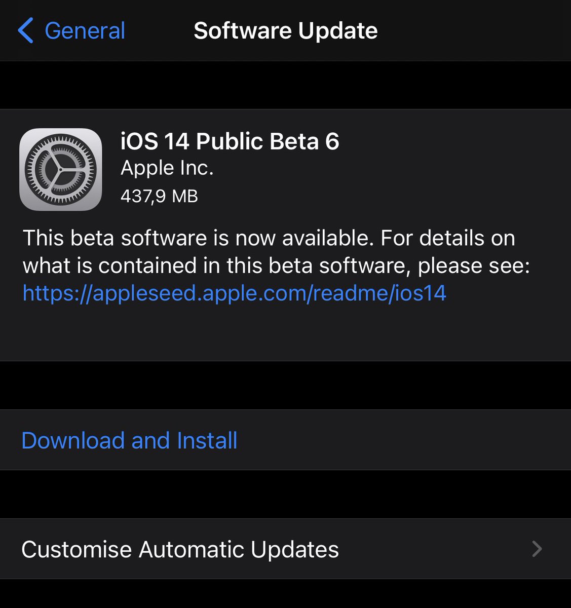 FaizelPatel143's tweet image. iOS 14 beta 6 now out #iOS14beta6