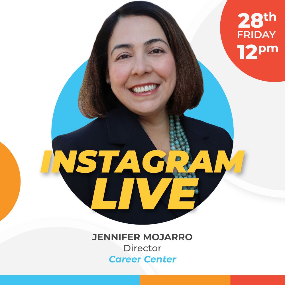 CSUFcareer's tweet photo. Drop by IG Live (@csufcareer) this Friday (noon) to hear from our director, Jennifer Mojarro and our AVP of Student Affairs, Dr. Elizabeth Zavala-Acevez. Without their leadership, we wouldn't be able to provide #csuf titans with the awesome services and team that we have today. https://t.co/JQM7godS09