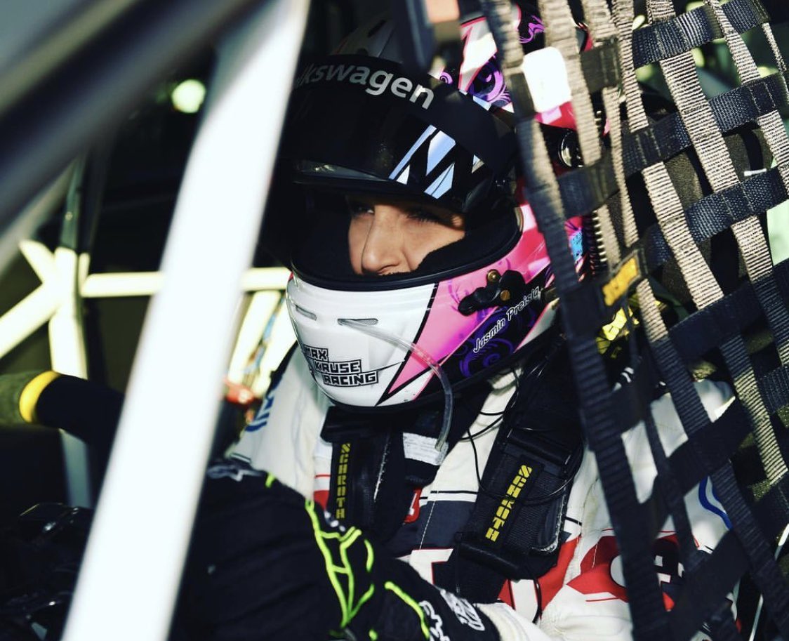 Jasmin Preisig Jasmin has been a touring car racer in Germany for over 5 years, competing in the VW Scirocco Cup before making multiple appearances in TCR Germany. This season Jasmin has already won her class in the NLS Series on the Nordschleife.  JasminPreisig