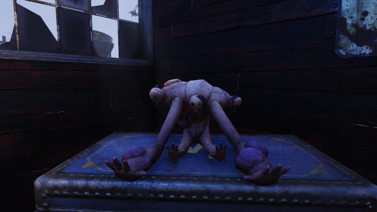 ForgottenStoner's tweet image. So i got this lil guy...#Fallout #ColossalProblem