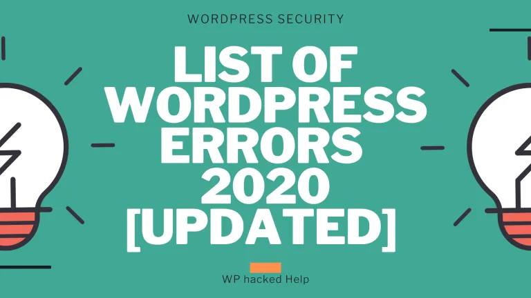 wphackedhelp's tweet image. 👉List Of Common WordPress Errors & Issues – Troubleshooting Ref Guide 2020
secure.wphackedhelp.com/blog/wordpress…
40 most common #WordPress_errors and show you how to fix these common #WordPress_issues.
Check out this gigantic post - Bookmark for future reference.