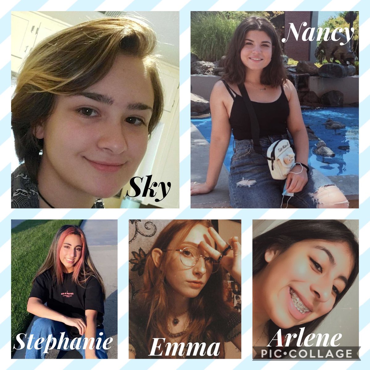 TUDramaClub's tweet photo. Welcome to the 2020-2021 Tulare Union Advanced Drama Class. Since we are unable to take a group photo, here are collages of our students. https://t.co/5CgmwX6UtM