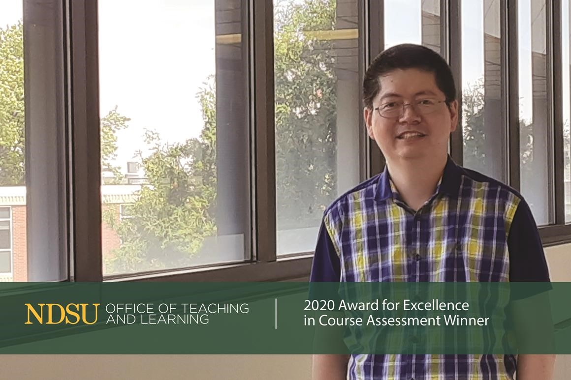 MikeKesslerPhD's tweet photo. Congrats to Prof. Mijia Yang, in the Department of Civil and Environmental Engineering, for winning NDSU's 2020 Award for Excellence in Course Assessment. Dr. Yang received a $500 prize to use toward a professional development opportunity of his choice.

https://t.co/eDws7Db9XE https://t.co/q4KM1Yo4t9