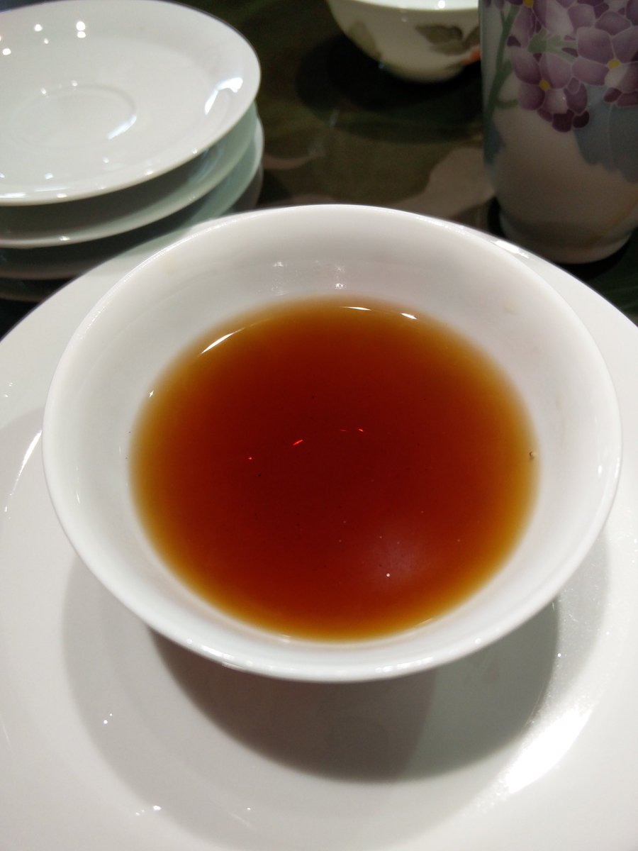 No matter how to brew this tea, it still can be very nice for drinking, mellow, rich, sweet and pure. tea soup is very clean and brightly red. It is 15 years aged fermented tiny tea squares. One square just for one brew, very convenient, and delicious tea product. RMB230/500g.