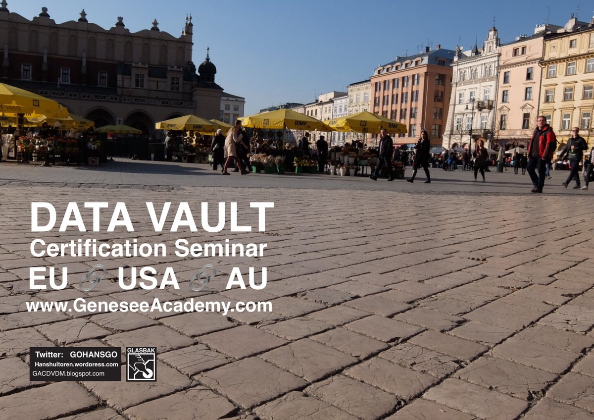 GeneseeAcademy's tweet image. @gohansgo and @RemcoBroekmans have a full course schedule coming up all over the world!
Register today to learn about #LogicalModeling with #DataVault.
geneseeacademy.com/schedule
#Agile #DataModeling #ELM #DWBI #PodClass