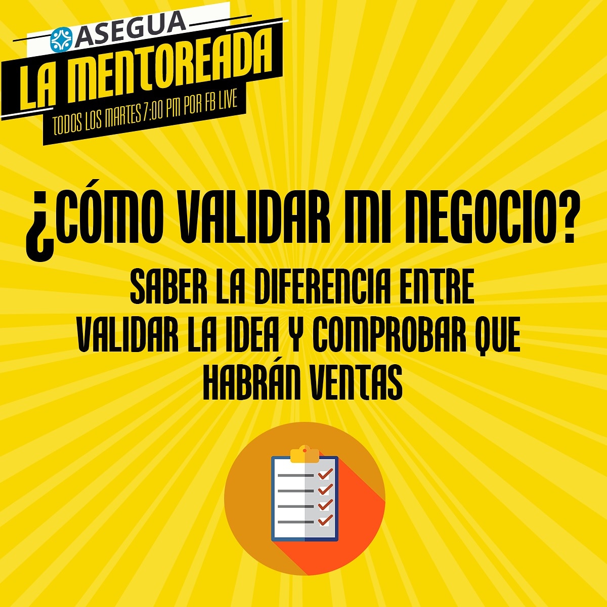 Continuamos con ¡LA MENTOREADA! el tema de hoy hablaremos de como puedes tener una idea que parece genial, sin embargo no estás generando ventas.  

¿Cómo valido mi idea de negocio?