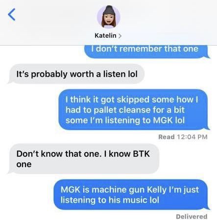 khawk93's tweet photo. When you and your best friend listen to @AMorbidPodcast ALLLL the time and the one day she listens to music, it throws you for a loop 🤦🏼‍♀️😂🤷🏼‍♀️ https://t.co/wHYKQGUGn9