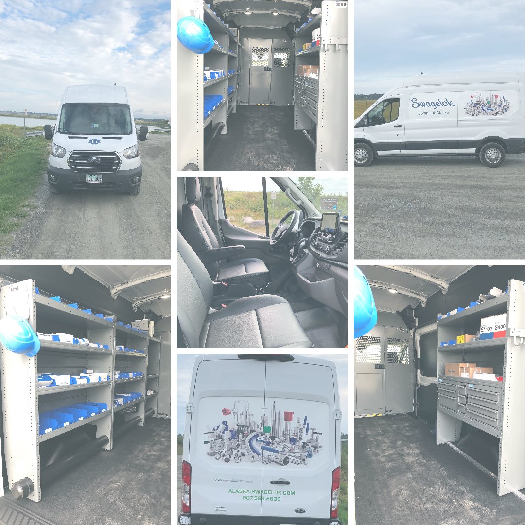 swageloknwus's tweet photo. Where the magic happens in Kenai. Check out our new mobile service van! ๐ฅ
.
.
.
#mobileservice #mobileinventory #kenai #alaska #fluidsystems #highqualityproducts #highqualityservices #swagelok #swageloknwus https://t.co/CpS6MWOicd