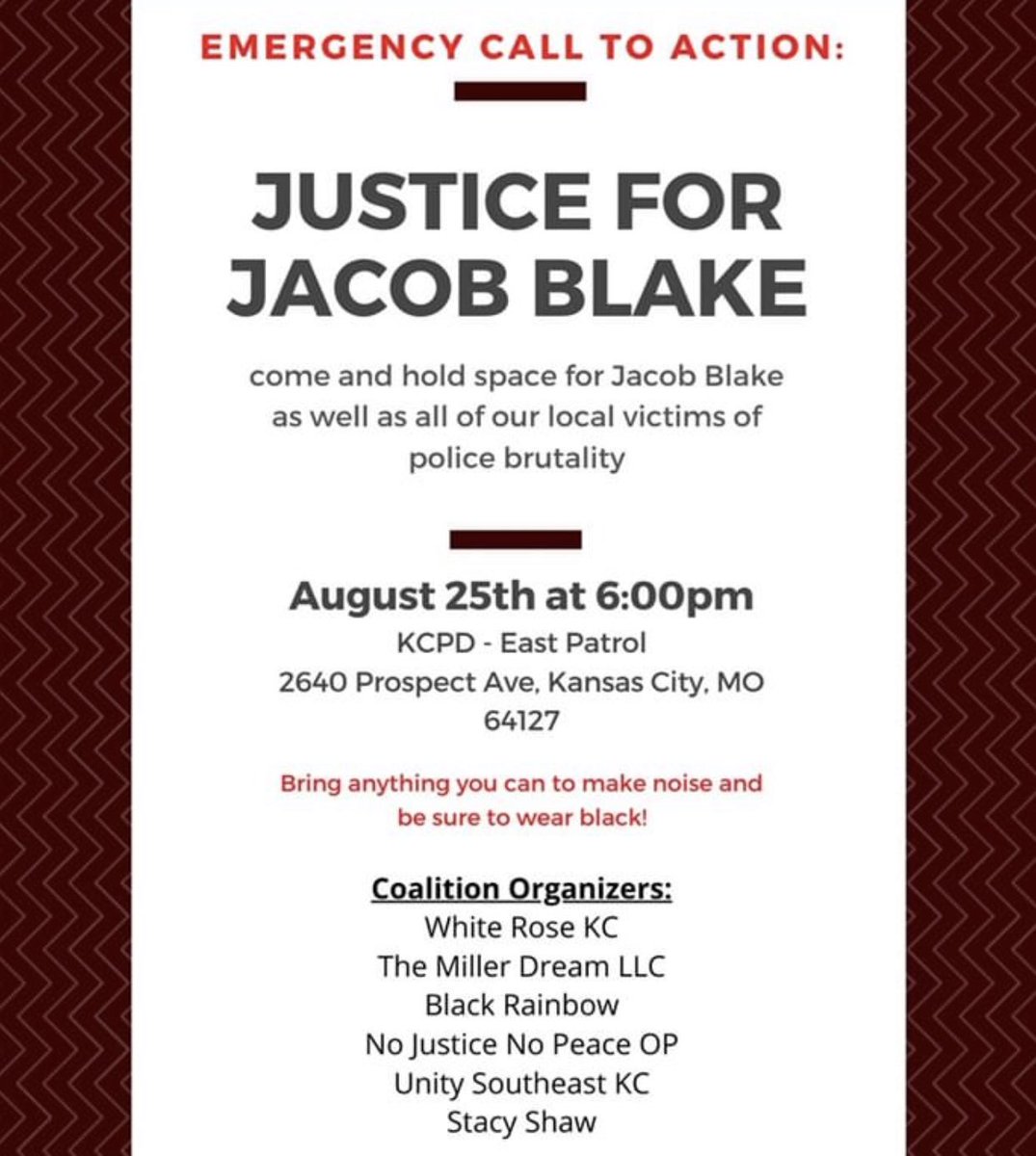 JonnyBJon3s's tweet photo. Protest tonight in KC in support of Jacob Blake #KCprotests #KansasCityprotests https://t.co/aMSErWh2lF