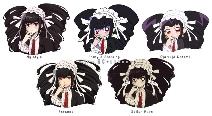 Celes in some other art styles ✨✨ 