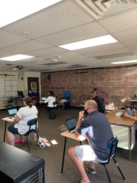 NorthHigh1's tweet photo. Getting ready at NAHS! Over 50 teachers joined a Mock Class/Stress Test Experience today to leverage our tech to develop and refine plans for in-person and remote learning. Lots done and lots more to do. Success all-around! #jamboard #remotelearningworks #LoveNorthSchools! https://t.co/iJLUjvbfcq