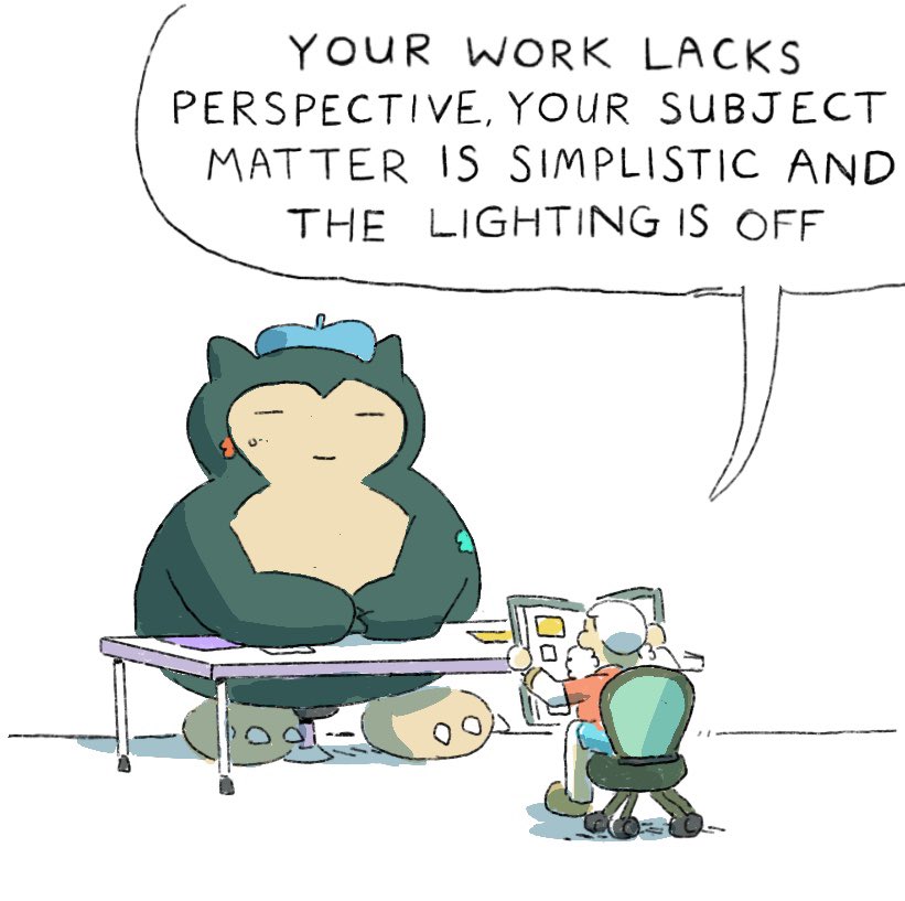 Snorlax Goes to Art School: a Journey 