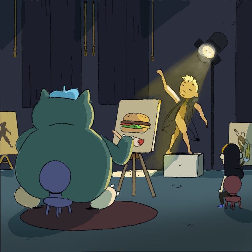 Snorlax Goes to Art School: a Journey 