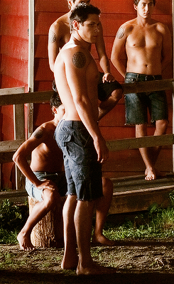 "Every day is shirtless day"