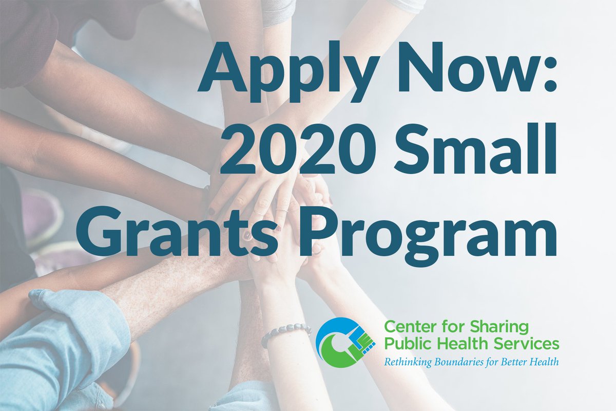 Working on your small grant application and have questions? Email us or check out our FAQs: bit.ly/2ZAQeIr. The grants will support #PublicHealth jurisdictions that are partnering to advance #HealthEquity. Apps due 9/11/20.