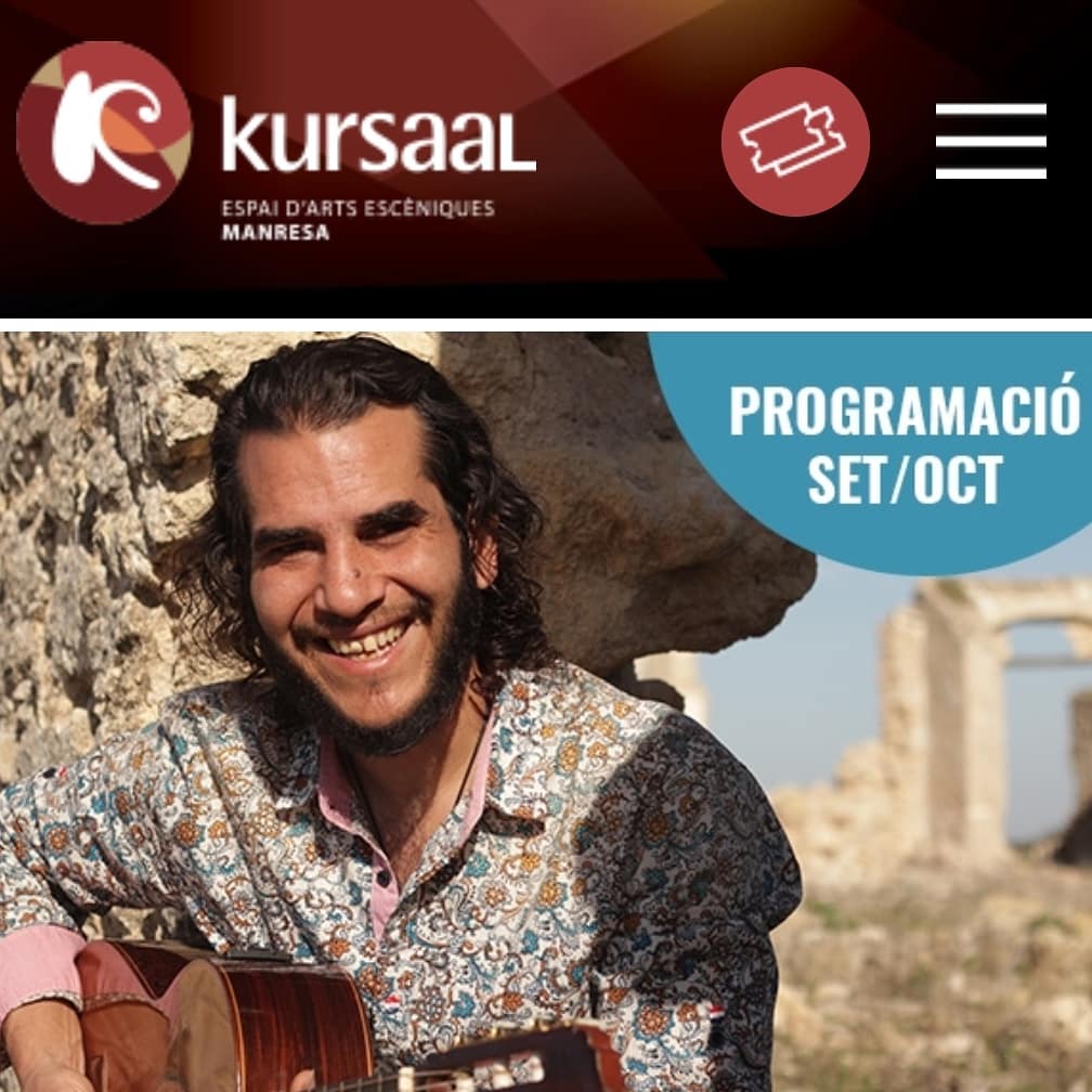🙌"CANÇONS DE PROP"🙌
Contento de anunciar que ya están disponibles las entradas para el espectáculo "Cançons de prop" que estrenamos el próximo jueves 17 de septiembre en el teatro  <a href="/kursaalmanresa/">Kursaal Manresa</a> en formato acústico...
🎫 👉<a href="/kursaalmanresa/">Kursaal Manresa</a>