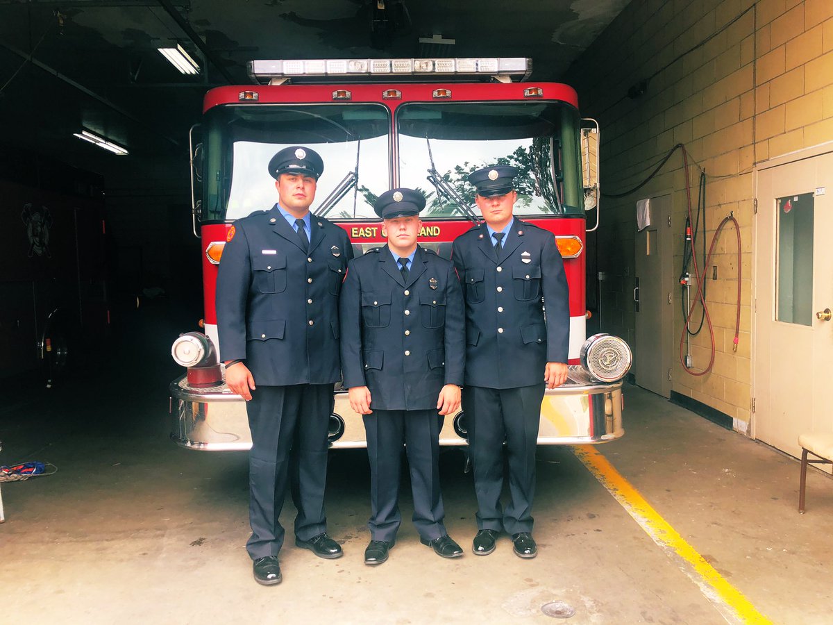 This morning East Cleveland Firefighters attended the funeral of fallen Cleveland Lieutenant Richard Petras. We grieve with our brothers &amp; sisters of the CFD for their loss. Prayers to the Petras family &amp; as well as Cleveland Fire. We’ve got it from here brother. Rest In Peace.