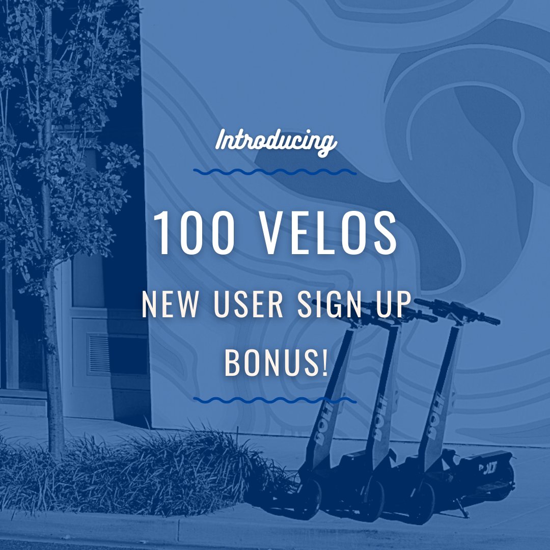 #intheapp introducing bonus #VELOS for new users on #Velocia! We are so excited to share that starting today every new users will automatically receive 100 VELOs for completing their profile registration. Join our community, connect, collect and redeem!

#rewardsthatmoveyou
