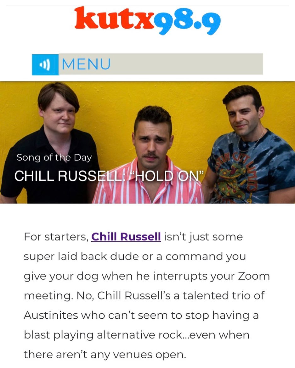 Our new single “Hold On” is the Song of the Day on <a href="/KUTX/">KUTX 98.9</a> 98.9. Head over to their website for a free download of “Hold On”, and check out the podcast with @JaxBannederson on iTunes!
kutx.org/song-of-the-da…