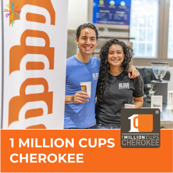 StartupCherokee's tweet photo. Join our @1MillionCupsCHK for a fun-filled September with two presenters at every gathering for dynamic presentations and engaging Q&amp;A sessions:
9.2 - Invest Cherokee &amp; @revive_consign  
9.16 - Better Nonprofits &amp; Skillion,
9.30 - @Appalachianrx &amp; @OpenOpenIO #1MC #diggrindhatch https://t.co/L6SzV3uCCn