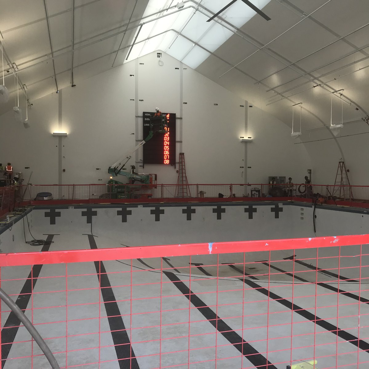 RegisJesuitHS's tweet photo. An insider’s view of the new pool structure. Looking good! #RJGrows #RJLife @RJHSBDSwimDive @RJHSGDSwimDive https://t.co/h61wjm3A9H
