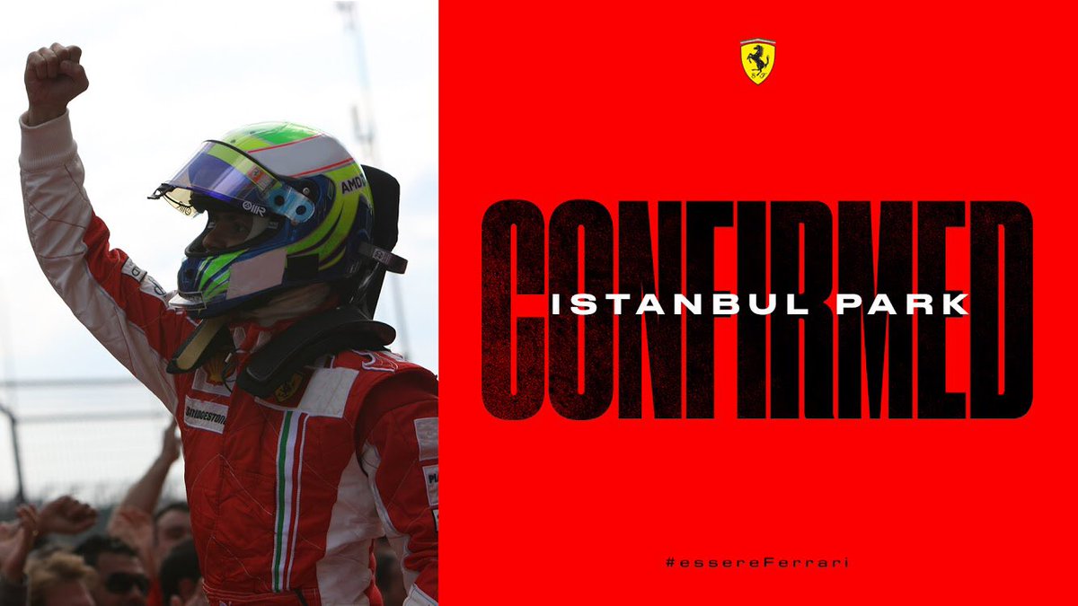 It’s official! We’re heading back to Turkey in November 😍

Excited, #Tifosi?

#essereFerrari 🔴