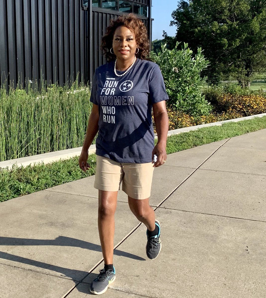 nashtnregister's tweet photo. This morning, I was proud to walk at Smith Springs Community Center as part of #RunForWomenWhoRun. When @WomenInNumbers called on supporters of WIN to put on their shirt to support their work for women candidates, I was glad to help. Another great virtual event for a good cause! https://t.co/DJjX1YD1mf