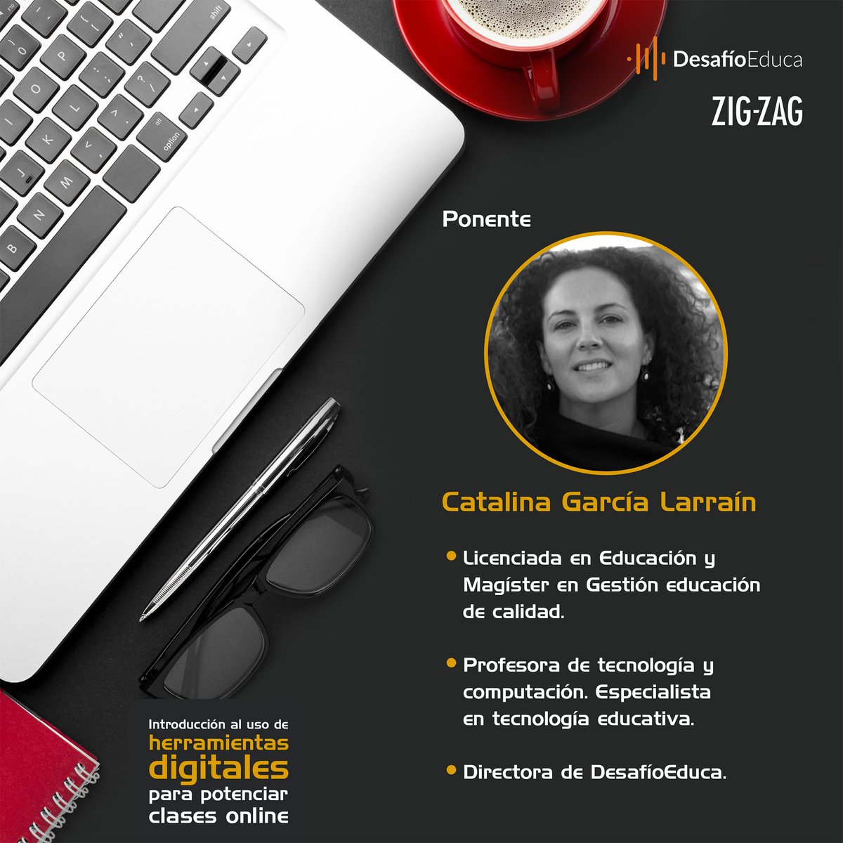 ZigZagEditorial's tweet photo. Invitamos a profesores(as) de todas las asignaturas y niveles al curso: Introducción al uso de herramientas digitales para potenciar clases online.
Más información en las imágenes y aquí
https://t.co/c3d9C5wHZg https://t.co/Bnrlu5m6cJ