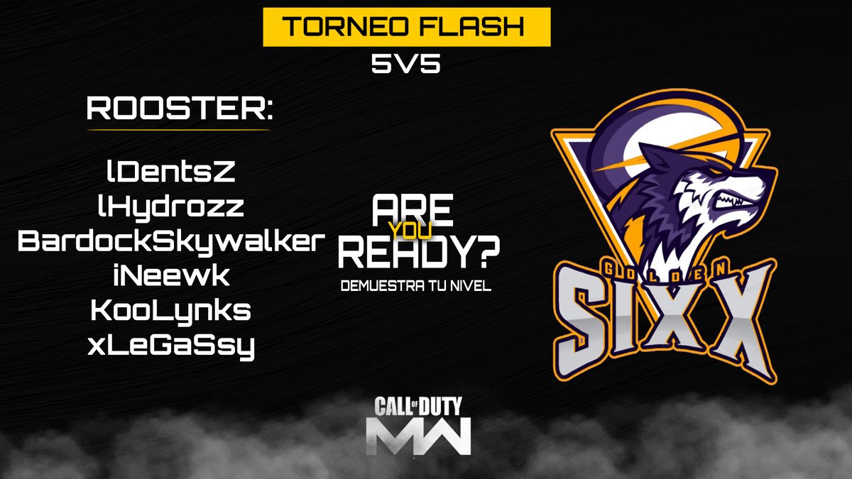 13º EQUIPO CONFIRMADO, LAS BESTIAS DE <a href="/Golden6ixx/">Golden Sixx 🐺</a> VIENEN A BUSCAR EL CAMPEONATO, SE VIENE UNA COMPETENCIA DE GRAN NIVEL!