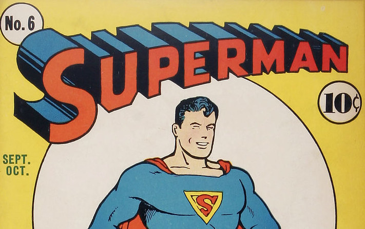 Superman's curly forelock was a component of his character design from the very beginning, before creator Joe Shuster settled on how to draw the S!