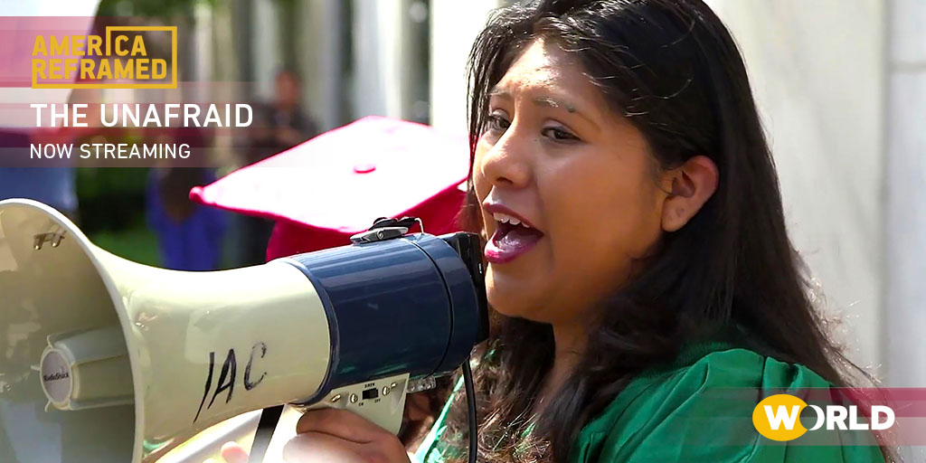 Three students. One dream. Infinite barriers. Don't miss #WeAreLatinx stories with <a href="/AmericaReFramed/">America ReFramed</a>'s <a href="/TheUnafraidFilm/">The Unafraid Documentary</a> 9/15, 8/7c on <a href="/worldchannel/">WORLD</a> <a href="/WPBT2/">WPBT2</a> <a href="/WUCFTV/">WUCFTV</a> <a href="/WXELTV/">WXEL TV</a> <a href="/WEDUPBS/">WEDU PBS</a> #HHM bit.ly/ARF_Unafraid