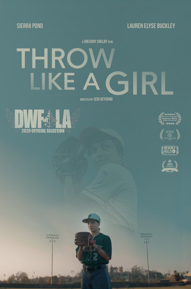serideyoung's tweet photo. Next Tuesday! Set a reminder to catch Throw Like a Girl at @danceswithfilms plus a Q+A with the writer and ME! Get your tickets at https://t.co/TgMVpEjRcX before 8/27 to get a discount! Screening is at 5pm PDT #throwlikeagirl #womeninfilm https://t.co/lwJ3ef0t2J
