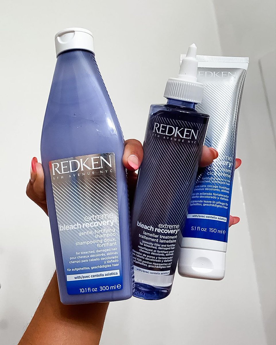 REDKEN (@redken5thave) on Twitter photo Check out the trio that <a href="/imashleyhall/">✨ pisces princess ✨</a> calls the PERFECT addition to her haircare routine 💙 #ExtremeBleachRecovery
🛍️ bit.ly/2Qpo93S Check out the trio that <a href="/imashleyhall/">✨ pisces princess ✨</a> calls the PERFECT addition to her haircare routine 💙 #ExtremeBleachRecovery
🛍️ bit.ly/2Qpo93S