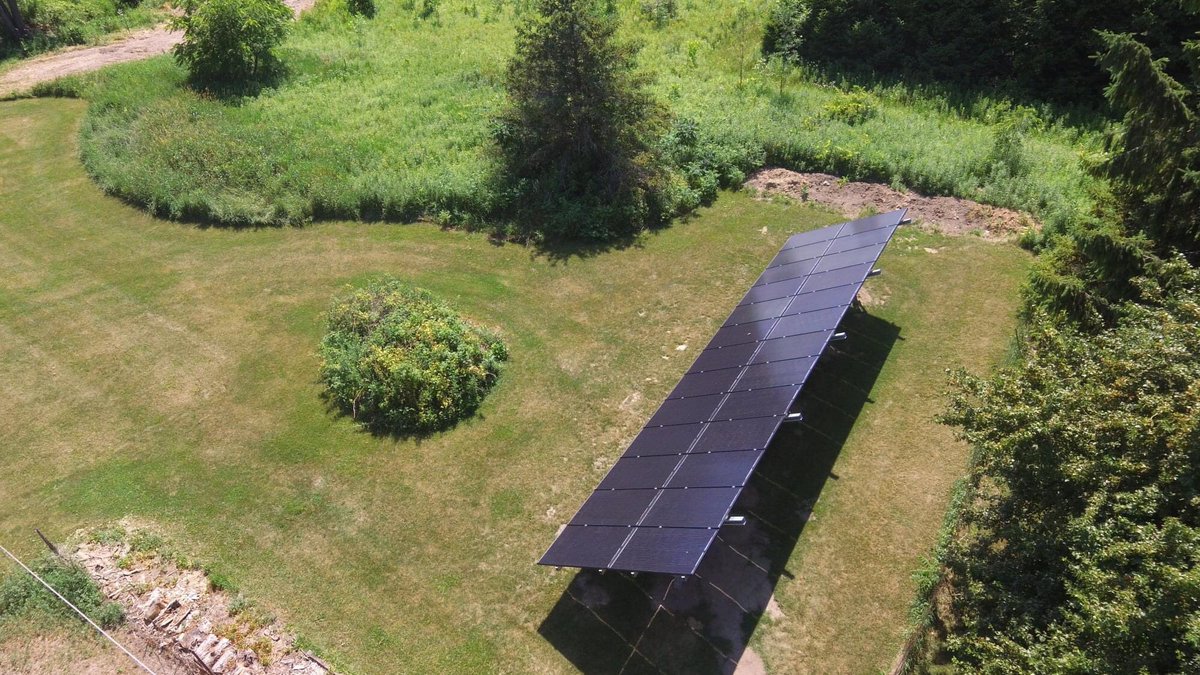 AbsoluteEnviro2's tweet photo. Some cool drone footage of our most recent ground mount installations! Call or visit or our website today to schedule a FREE solar site visit!

(517) 580-5840
https://t.co/bttsXwD75m https://t.co/REYjN5n7Ow